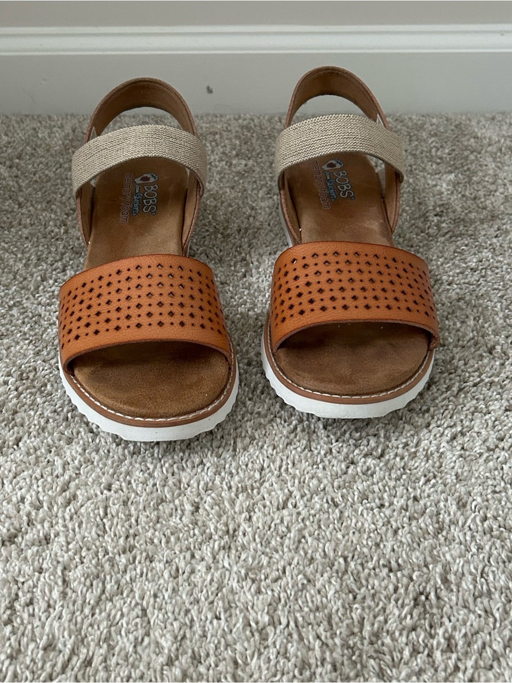 BOBS from Skechers Desert Kiss Low Sandals Size 9 - Picture 2 of 8